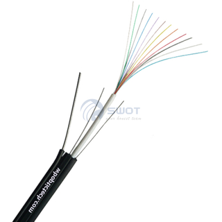 Cable de bajada FTTH GJYXCH G657A 12F