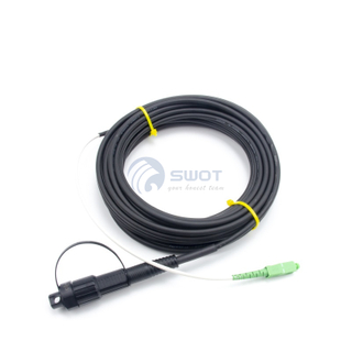 Conector impermeable IP68 FTTA Patch Cord Pigtail M